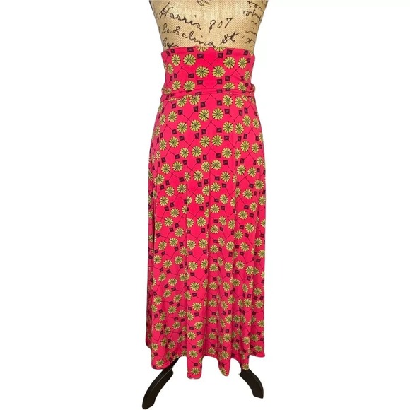 LuLaRoe Dresses & Skirts - Lularoe Skirt 2XS XXS Women's Maxi Multi Color Stretch Long High Waist